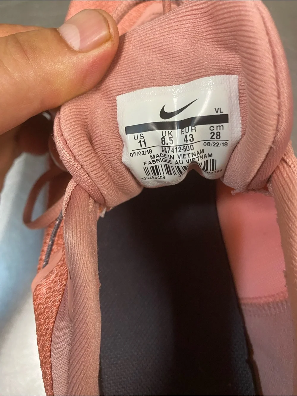 Nike Women’s Running Shoes - Rose Clay with White Swoosh